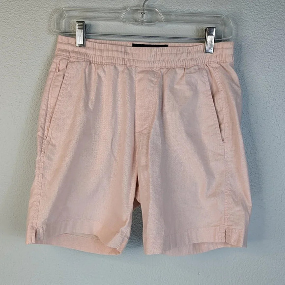 Ambercrombie & Fitch Pink Cotton/Linen Blend Shorts Size XS - Picture 1 of 10